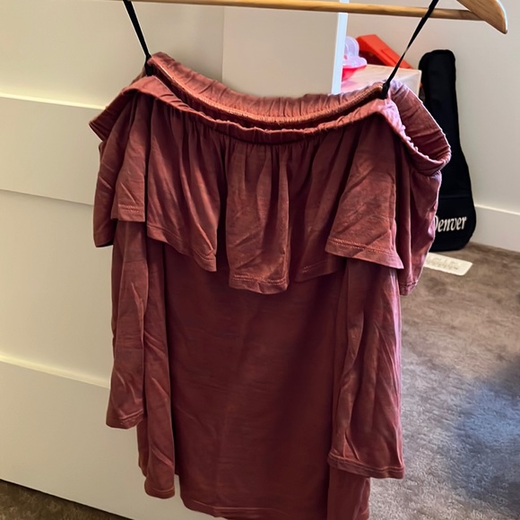 Anthropologie Dolan off shoulder shirt - Picture 1 of 3